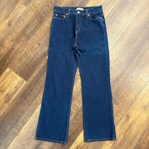 Levi’s Women’s Perfectly Slimming 512 Bootcut Dark Wash High Rise Jeans